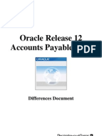 Oracle R12 AP Differences Document - Final