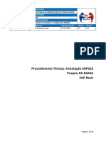 Proc. Instalação e Configuração SAPGUI (Produção - v02)