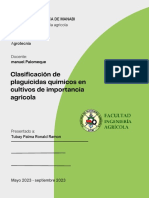 Clasificacion de Los Plaguisidas