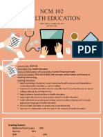 0NCM102 HEALTH ED Prelims