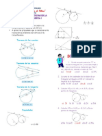 Geometria 3° RELACIONES METRICAS EN LA CIRCUNFERENCIA I  