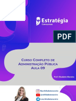 Aula 09 Curso Completo de Administração Pública Governança