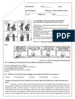 Avaliação 1° Ano - Quinhentismo