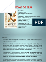 002 - Mundiales de Futbol Italia 1934