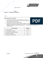 Mock Prueba 1 4to Año