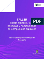 TALLER Teoría Atómica