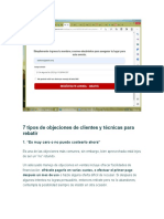 7 Tipos de Objeciones de Clientes y Técnicas para Rebatir