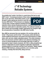 Arm Cortex R Technology For Safe and Relaible Systems