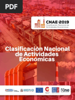 Documento Clasificación Nacional de Actividades Económicas Cnae 2019p