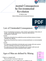 Environmental Consequences of The Environmental Revolution - Public Lecture