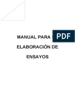 Manual para La Elaboración de Ensayos