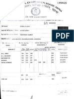 10th Marksheet