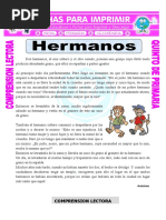 Ficha Los Hermanos para Quinto de Primaria