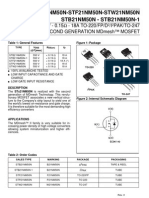 STW21NM50N Mosfet