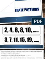 M10 (1) Generating Patterns