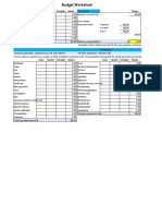 Budget Worksheet v4