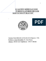 Régimen Regulatorio de Los Servicios Públicos - Guglielmone