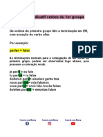 AULA+ +Verbos+Primeiro+Grupo+No+Presente