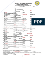 English 10 Fourth Quarter Periodical Test 2022 2023 Answer Key