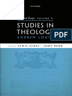 Andrew Louth - Selected Essays - Volume II - Studies in Theology (Ed. Lewis Ayres & John Behr)