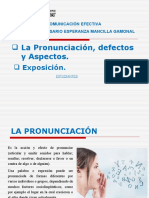 Diapositiva La Pronunciacion de Afectos