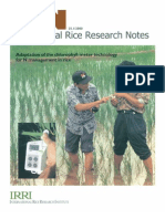 International Rice Research Notes Vol.25 No.1