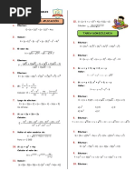 ALGEBRA TEMA 5 NIVEL PREUNIVERSITARIO Productos Notables I