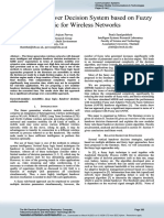 Modular Handover Decision System Based On Fuzzy Logic For Wireless Networks