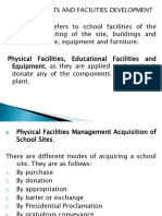 School Plants & Facilities