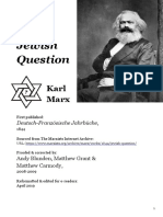 1844 - On The Jewish Question - Karl Marx