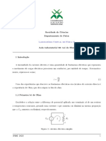 Aula Laboratorial 3 Lei de Ohm