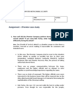 Assignment - Ipremier Case Study