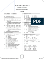 CBC Breakthrough Workbook Grade 1 Volume 1 Answers