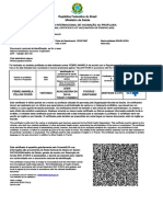 República Federativa Do Brasil Ministério Da Saúde: Certificado Internacional de Vacinação Ou Profilaxia