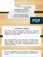 ESP Course Design Curriculum Vs Syllabus (University of Setif2)