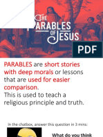 (2Q) Week 4 - Parables of The Kingdom