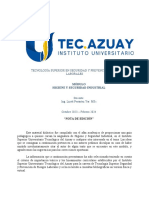 Modulo Higiene y Seguridad Industrial