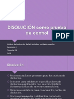 Disolucion Como Prueba de Control 23I