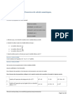 TD Calculs Numeriques