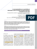 Síntomas Neuropsiquiátricos en Encefalitis Por Anticuerpos Contra El Receptor N-metil-D-aspartato: A Propósito de Dos Casos