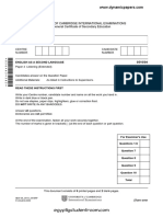 University of Cambridge International Examinations International General Certificate of Secondary Education