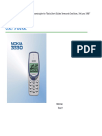 User's Guide: Electronic User's Guide Released Subject To "Nokia User's Guides Terms and Conditions, 7th June, 1998"