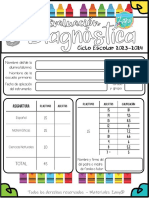 3° Zany Examen Diagnóstico y Respuestas 23-24