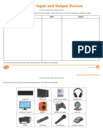 Activity 10 Sort-The-Input-And-Output-Devices-Activity - Answer