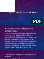 Module 5 ROUTINE VENIPUNCTURE (Using The Evacuated Tube System) Part 1