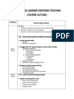 FCLT - Course Outline & Schedule