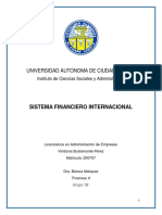 Sistema Financiero Internacional Finanzas II