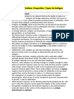 Antigens - Definition, Properties, Types & Antigen Recognition