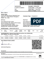 Bill To / Ship To:: Qty Gross Amount Discount Other Charges Taxable Amount CGST SGST/ Ugst Igst Cess Total Amount