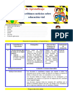 Sesiones de 5° Grado 1era Semana